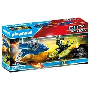 Playmobil 70780 Jet De Police Et Drone 3 Playmobil 70780 Jet De Police Et Drone