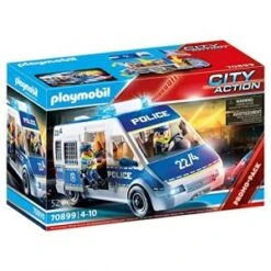 Playmobil Fourgon De Police Avec Effets Lumineux Et Sonores City Action - 70899