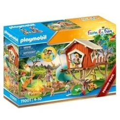 Playmobil 71001 - Cabane Dans Les Arbres Et Toboggan