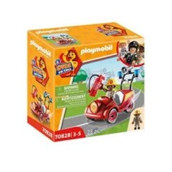 Playmobil 70828 DUCK ON CALL - Voiturette De Pompier- DUCK ON CALL- DUCK ON CALL- L'incroyable équipe Playmoville