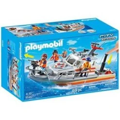 Playmobil 5540 - Jeu De Construction - Bateau De Sauvetage