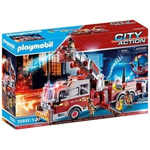 Playmobil 70935 Camion De Pompiers Avec échelle - City Action- Les Pompiers- Secours Américain Effets Lumineux 3 Playmobil 70935 Camion De Pompiers Avec échelle - City Action- Les Pompiers- Secours Américain Effets Lumineux