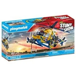 Playmobil Air Stuntshow Hélicoptère De L'équipe De Tournage