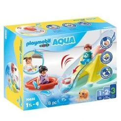 Playmobil 70635 Ilot Avec Toboggan Aquatique