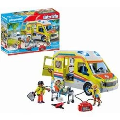 Playmobil City Life 71202 Ambulance Avec Effets Lumineux Et Sonore