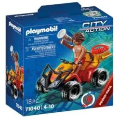 Playmobil City Action 71040 Sauveteur En Mer Et Quad