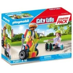 Playmobil City Life 71257 Starter Pack Secouriste Avec Gyropode