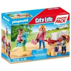 Playmobil City Life 71258 Starter Pack Nourrice Avec Enfants