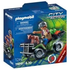 Playmobil City Action Le Quad De La Ferme