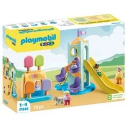 Playmobil 1.2.3 71326 Aire De Jeux Avec Toboggan Géant 1.2.3
