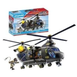 Playmobil City Action 71149 Hélicoptère Des Forces Spéciales