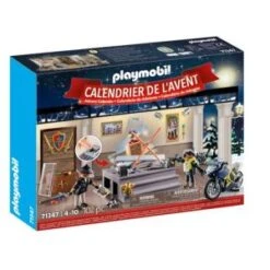 Playmobil 71347 Calendrier De L'Avent - Police- La Magie De Noël - 24 Cases à Ouvrir- Pour Attendre Noël