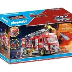 Playmobil 71233 - City Action - Camion De Pompiers Avec Grande échelle