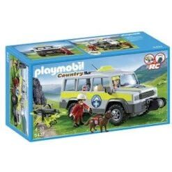 Playmobil 5427 Country - Véhicule Avec Secouristes De Montagne